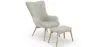 Sillón con Reposapiés - Tapizado en Lino - Huda image 9