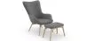 Sillón con Reposapiés - Tapizado en Lino - Huda image 9