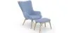 Sillón con Reposapiés - Tapizado en Lino - Huda image 9