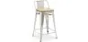 Taburete con Respaldo - Diseño Industrial - Madera y Acero - 60cm - New Edition - Stylix  image 9
