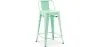 Taburete de Bar con Respaldo - Diseño Industrial - 60cm - New Edition - Stylix  image 9