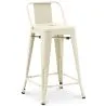 Taburete de Bar con Respaldo - Diseño Industrial - 60cm - New Edition - Stylix  image 9