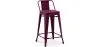 Taburete de Bar con Respaldo - Diseño Industrial - 60cm - New Edition - Stylix  image 9