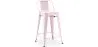 Taburete de Bar con Respaldo - Diseño Industrial - 60cm - New Edition - Stylix  image 9