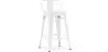 Taburete de Bar con Respaldo - Diseño Industrial - 60cm - New Edition - Stylix  image 9