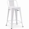 Taburete de Bar con Respaldo - Diseño Industrial - 60cm - New Edition - Stylix  image 9