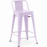 Taburete de Bar con Respaldo - Diseño Industrial - 60cm - New Edition - Stylix  image 9