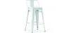 Taburete de Bar con Respaldo - Diseño Industrial - 60cm - New Edition - Stylix  image 9