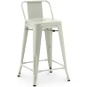 Taburete de Bar con Respaldo - Diseño Industrial - 60cm - New Edition - Stylix  image 9