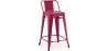 Taburete de Bar con Respaldo - Diseño Industrial - 60cm - New Edition - Stylix  image 9