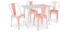 Pack  Mesa de Comedor y 4 Sillas de Comedor Diseño Industrial - New Edition-  Bistrot Stylix image 9