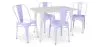 Pack  Mesa de Comedor y 4 Sillas de Comedor Diseño Industrial - New Edition-  Bistrot Stylix image 9