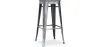 Taburete de Bar - Diseño Industrial - Madera y Acero - 76 cm - New Edition- Stylix image 9