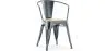 Silla de Comedor con Reposabrazos - Diseño Industrial - Madera y Acero - Nueva Edición - Stylix image 9