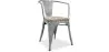 Silla de Comedor con Reposabrazos - Diseño Industrial - Madera y Acero - Nueva Edición - Stylix image 9