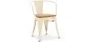 Silla de Comedor con Reposabrazos - Diseño Industrial - Madera y Acero - Nueva Edición - Stylix image 9