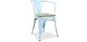 Silla de Comedor con Reposabrazos - Diseño Industrial - Madera y Acero - Nueva Edición - Stylix image 9