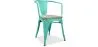 Silla de Comedor con Reposabrazos - Diseño Industrial - Madera y Acero - Nueva Edición - Stylix image 9