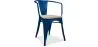 Silla de Comedor con Reposabrazos - Diseño Industrial - Madera y Acero - Nueva Edición - Stylix image 9