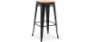 Taburete de Bar - Diseño Industrial - Madera y Acero - 76cm - New Edition - Stylix  image 9