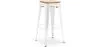 Taburete de Bar - Diseño Industrial - Madera y Acero - 76cm - New Edition - Stylix  image 9