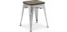 Taburete Diseño Industrial - Madera y Acero - 45cm - New Edition - Stylix  image 9