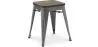 Taburete Diseño Industrial - Madera y Acero - 45cm - New Edition - Stylix  image 9
