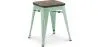 Taburete Diseño Industrial - Madera y Acero - 45cm - New Edition - Stylix  image 9