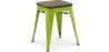 Taburete Diseño Industrial - Madera y Acero - 45cm - New Edition - Stylix  image 9