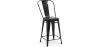 Taburete de Bar con Respaldo - Diseño Industrial - 60cm - New Edition - Stylix  image 9