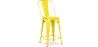Taburete de Bar con Respaldo - Diseño Industrial - 60cm - New Edition - Stylix  image 9
