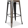 Taburete de Bar – Estilo Industrial – Acero – 76 cm – Stylix image 9