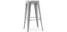 Taburete de Bar – Estilo Industrial – Acero – 76 cm – Stylix image 9