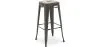Taburete de Bar – Estilo Industrial – Acero – 76 cm – Stylix image 9