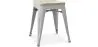 Taburete Diseño Industrial - Madera y Acero - 45cm - New Edition - Stylix  image 9