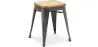 Taburete Diseño Industrial - Madera y Acero - 45cm - New Edition - Stylix  image 9