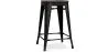 Taburete de Bar - Diseño Industrial - Madera y Acero - 60cm -Stylix image 9