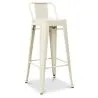 Taburete de Bar con Respaldo - Diseño Industrial - 76 cm - New Edition - Stylix  image 9
