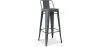 Taburete de Bar con Respaldo - Diseño Industrial - 76 cm - New Edition - Stylix  image 9