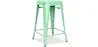 Taburete de Bar - Diseño Industrial - Acero Mate - 60cm - Nueva edición - Stylix  image 9