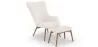 Sillón con Reposapiés - Tapizado en Tela Bouclé - Huda image 9
