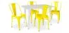 Pack  Mesa de Comedor y 4 Sillas de Comedor Diseño Industrial - New Edition-  Bistrot Stylix image 9