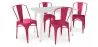 Pack  Mesa de Comedor y 4 Sillas de Comedor Diseño Industrial - New Edition-  Bistrot Stylix image 9