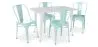 Pack  Mesa de Comedor y 4 Sillas de Comedor Diseño Industrial - New Edition-  Bistrot Stylix image 9