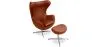 Sillón con Reposapiés - Diseño Huevo - Tapizado en Polipiel - Brave image 9