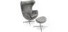Sillón con Reposapiés - Diseño Huevo - Tapizado en Polipiel - Brave image 9