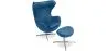 Sillón con Reposapiés - Diseño Huevo - Tapizado en Polipiel - Brave image 9