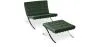 Sillón de Diseño con Reposapiés - Tapizado en Polipiel - Town image 9