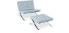 Sillón de Diseño con Reposapiés - Tapizado en Polipiel - Town image 9