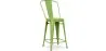 Taburete de Bar con Respaldo - Diseño Industrial  - 60cm - Stylix  image 9